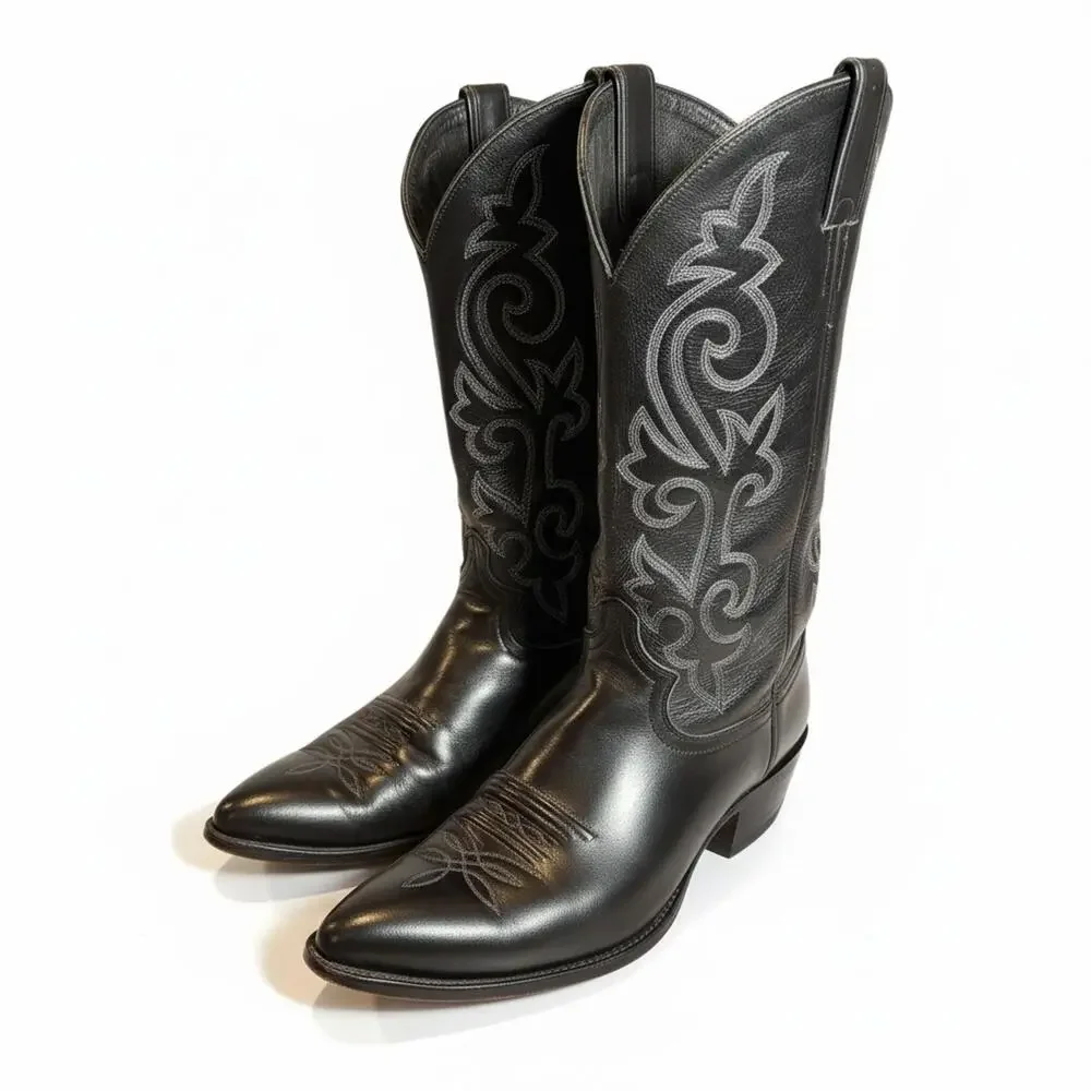 Pre Owned Justin 1408 Men’s Western Boot With London Calf‎ Foot sz 11 D